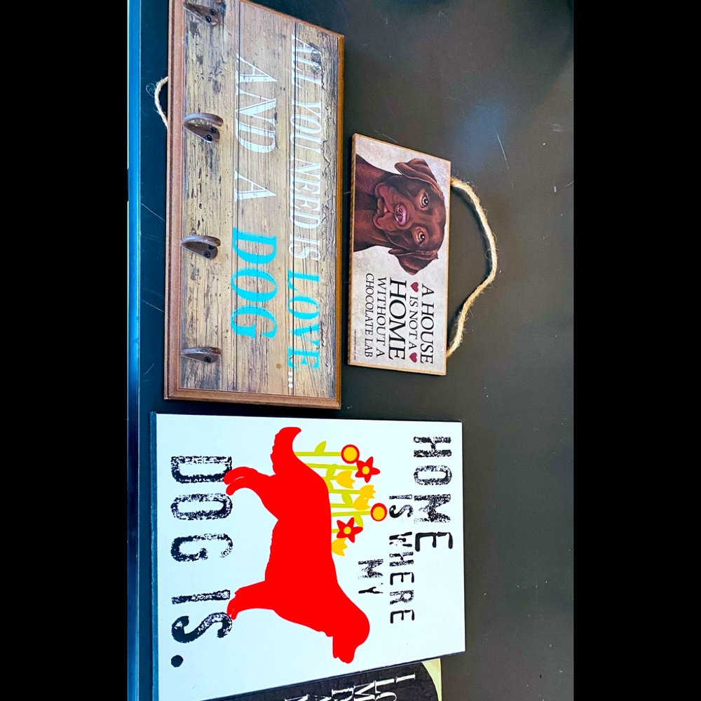 Assorted Dog Home Decor